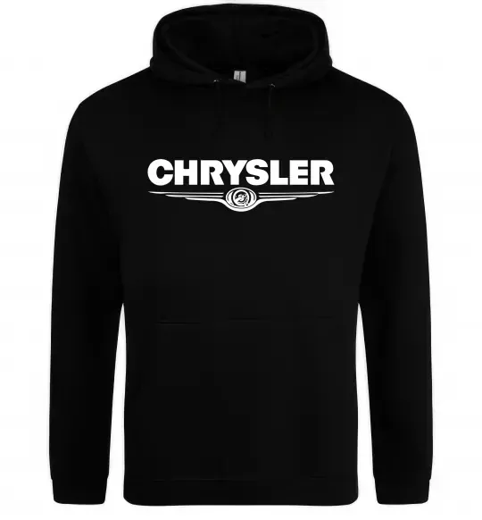 Мужская толстовка (худи) Chrysler logo Черный фото