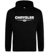 Мужская толстовка (худи) Chrysler logo Черный фото