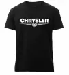 Чоловіча преміум футболка Chrysler logo Чорний фото