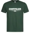 Мужская футболка Chrysler logo Темно-зеленый фото