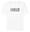 Футболка Оверсайз I love Citroen Білий фото