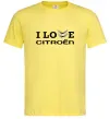 Чоловіча футболка I love Citroen Лимонний Чоловіча футболка I love Citroen Лимонний фото