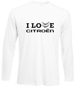 Лонгслів I love Citroen Лонгслів I love Citroen