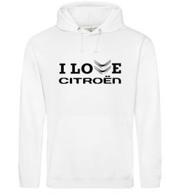 Жіноча толстовка (худі) I love Citroen
