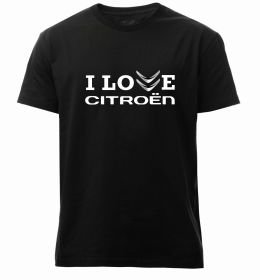 Чоловіча преміум футболка I love Citroen