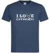 Чоловіча футболка I love Citroen Темно-синій Чоловіча футболка I love Citroen Темно-синій фото