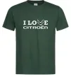 Чоловіча футболка I love Citroen Темно-зелений Чоловіча футболка I love Citroen Темно-зелений фото