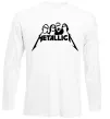 Лонгслив Metallica band Белый фото