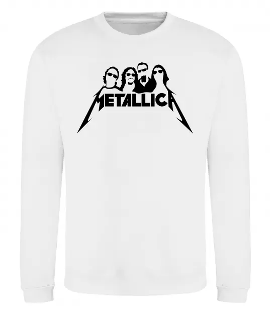 Свитшот Metallica band Белый фото