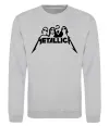 Свитшот Metallica band Серый меланж фото