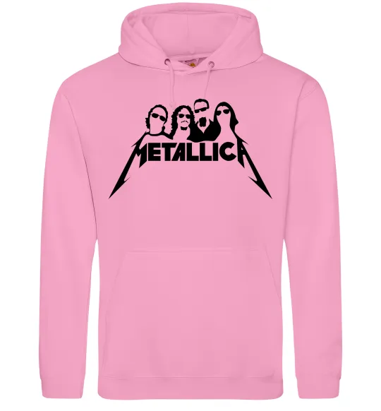 Жіноча толстовка (худі) Metallica band Рожевий фото