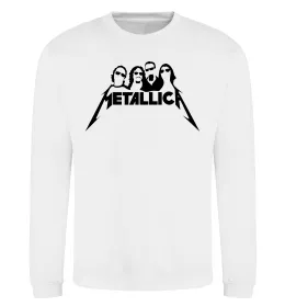 Свитшот Metallica band Белый фото