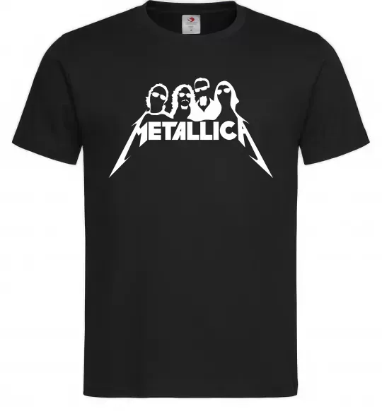 Чоловіча футболка Metallica band Чорний фото
