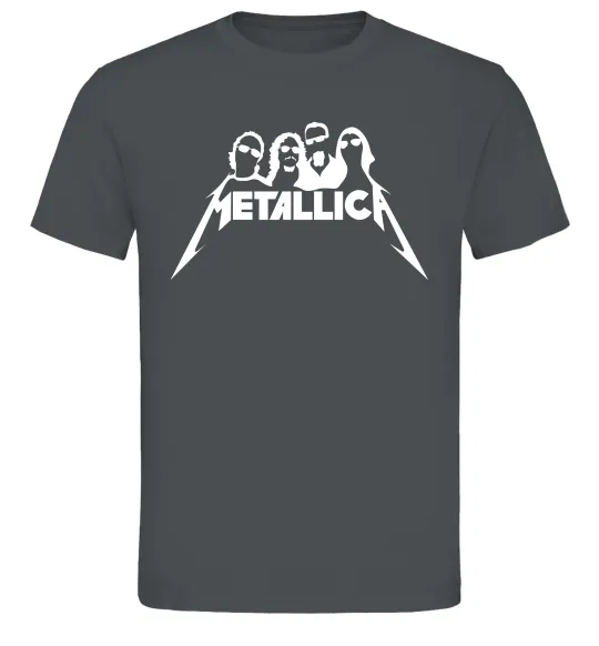 Чоловіча футболка Metallica band Графіт фото