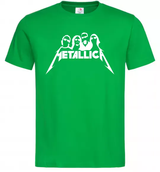 Чоловіча футболка Metallica band Зелений фото