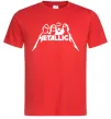 Чоловіча футболка Metallica band Червоний Чоловіча футболка Metallica band Червоний фото
