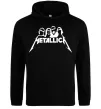 Женская толстовка (худи) Metallica band Черный фото