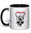 Чашка с цветной ручкой Worldwired tour Metallica Черный фото