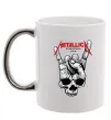 Чашка с цветной ручкой Worldwired tour Metallica Серебро фото