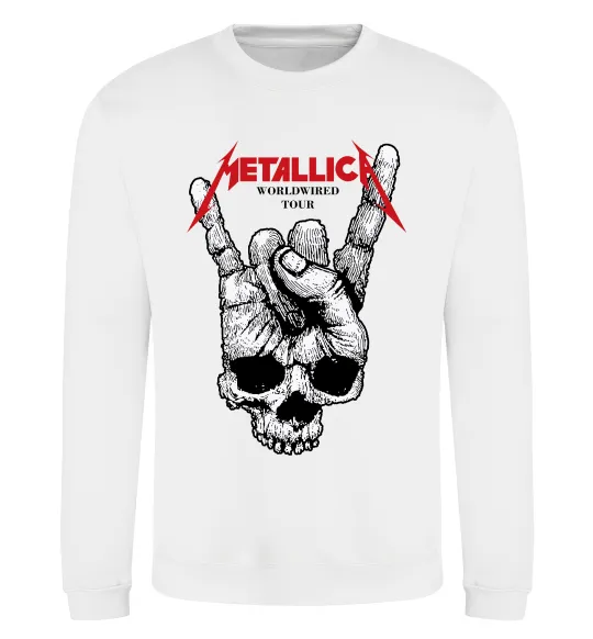 Свитшот Worldwired tour Metallica Белый фото