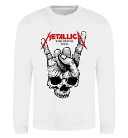 Свитшот Worldwired tour Metallica Белый фото