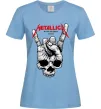 Женская футболка Worldwired tour Metallica Голубой фото