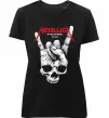 Женская премиум футболка Worldwired tour Metallica Черный фото