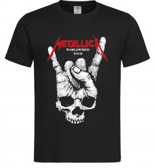 Чоловіча футболка Worldwired tour Metallica Чорний фото