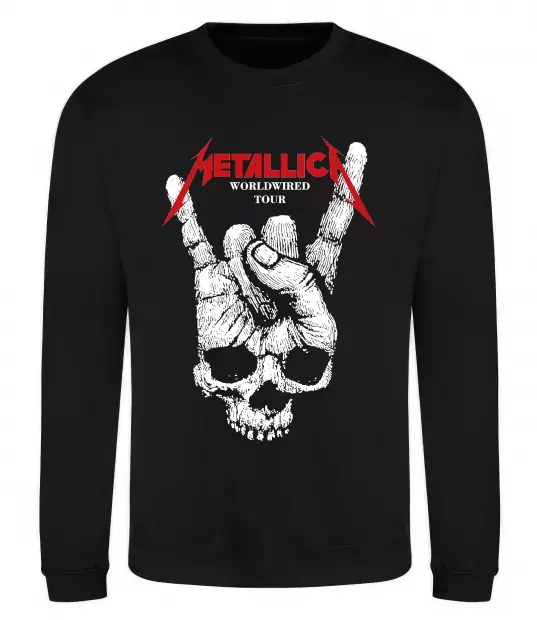 Світшот Worldwired tour Metallica Чорний фото