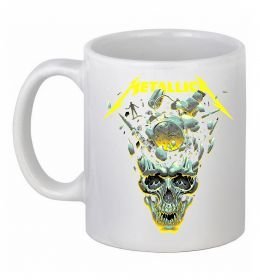 Чашка керамічна Metallica time skull