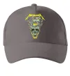 Кепка Metallica time skull Сірий фото