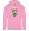 Жіноча толстовка (худі) Metallica time skull Рожевий фото