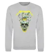 Свитшот Metallica time skull Серый меланж фото