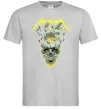 Чоловіча футболка Metallica time skull Сірий фото