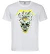 Чоловіча футболка Metallica time skull Білий фото