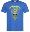 Чоловіча футболка Metallica time skull Яскраво-синій фото
