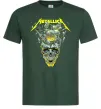 Чоловіча футболка Metallica time skull Темно-зелений фото