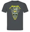 Чоловіча футболка Metallica time skull Графіт фото