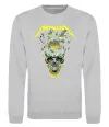 Свитшот Metallica time skull Серый меланж фото
