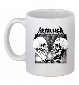 Чашка керамическая Metallica skulls