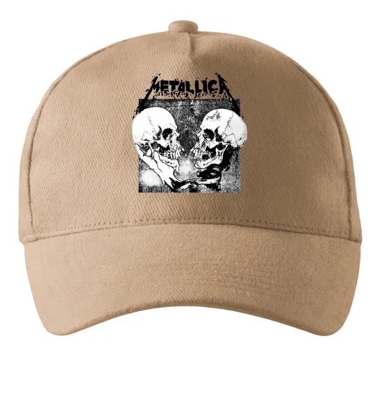 Кепка Metallica skulls Песочный фото