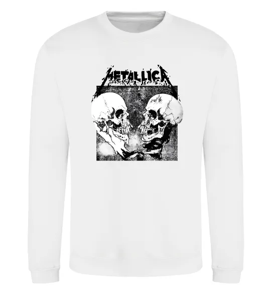 Свитшот Metallica skulls Белый фото