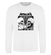 Свитшот Metallica skulls Белый фото