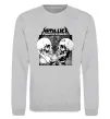 Свитшот Metallica skulls Серый меланж фото