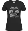 Жіноча футболка Metallica skulls Чорний фото