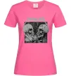 Жіноча футболка Metallica skulls Яскраво-рожевий фото
