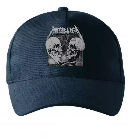 Кепка Metallica skulls Темно-синий фото