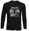 Лонгслів Metallica skulls Чорний фото