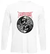 Лонгслив Металіка череп в навушниках Белый фото