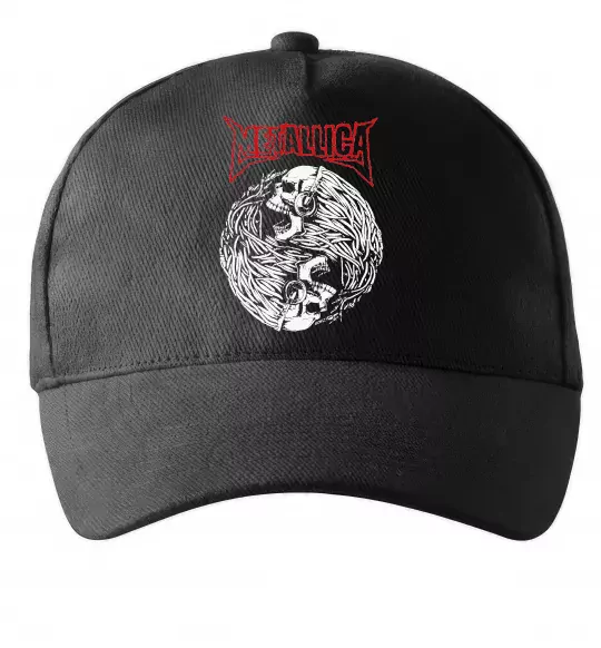 Кепка Металіка череп в навушниках Черный фото